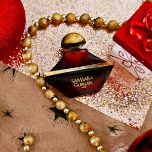 Vintage Guerlain Samsara Parfum Extrait Splash First Year 1989 30ml 1oz 60% Full